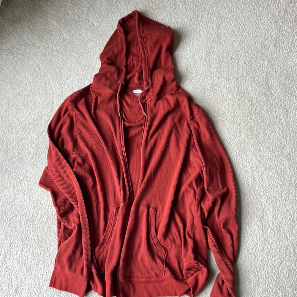 Soft-washed Waffle-Knit Hoodie